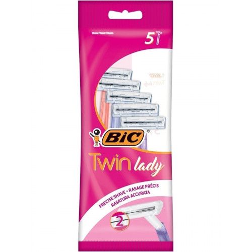Bic Lady Twin single machine (pack of 5pcs)