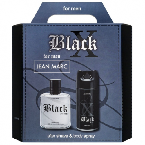 Set JEAN MARC X-Black (Lotion p/w 100ml. + Spray 150ml.)