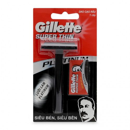 Classic Gillette Super Thin Platinum (+1 blade)