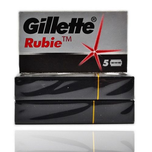 Classic Blades Gillette "Rubie" Platinum (1 sheet * 20 packs * 5 blades)